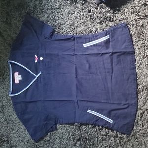 Koi Women's Scrub Top, navy blue, S